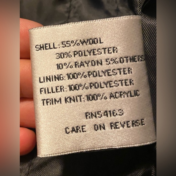 Kenneth Cole woman’s wool blend hooded coat large - Picture 10 of 11